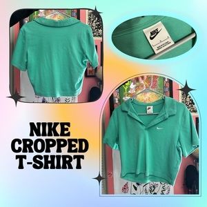 nike cropped tshirt